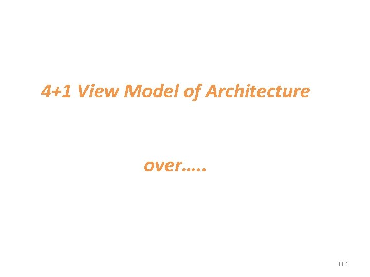 4+1 View Model of Architecture over…. . 116 