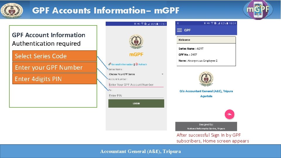 Brief Introduction To M Gpf Accountant General Ae