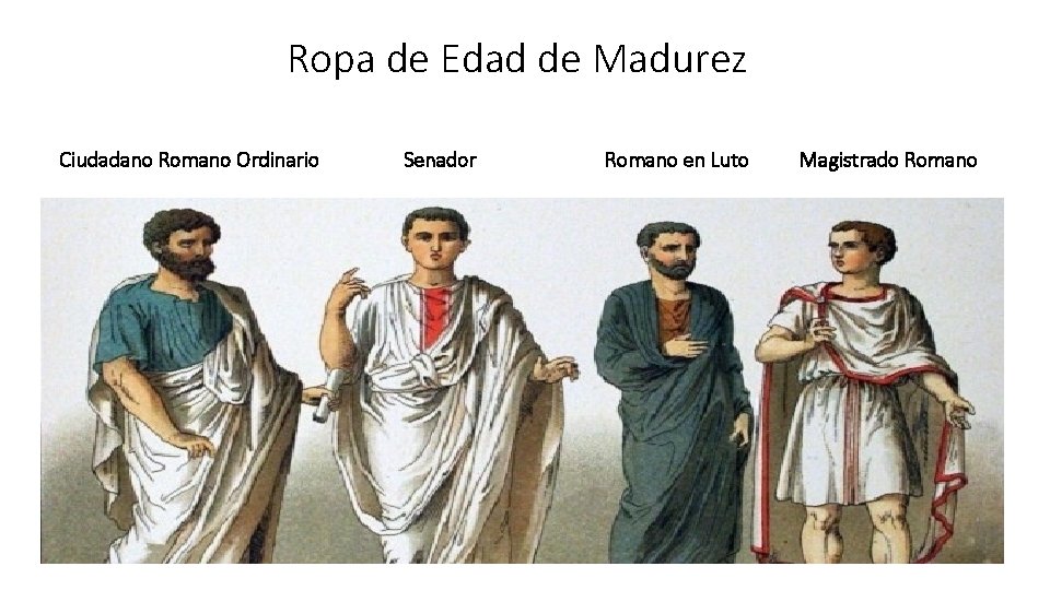  Ropa de Edad de Madurez Ciudadano Romano Ordinario Senador Romano en Luto Magistrado