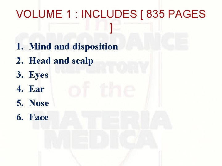 VOLUME 1 : INCLUDES [ 835 PAGES ] 1. 2. 3. 4. 5. 6.