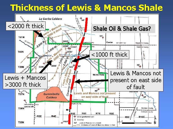 Thickness of Lewis & Mancos Shale <2000 ft thick Shale Oil & Shale Gas? Thickness of Lewis & Mancos Shale <2000 ft thick Shale Oil & Shale Gas?