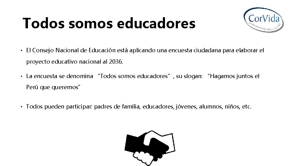 Todos somos educadores • El Consejo Nacional de Educación está aplicando una encuesta ciudadana