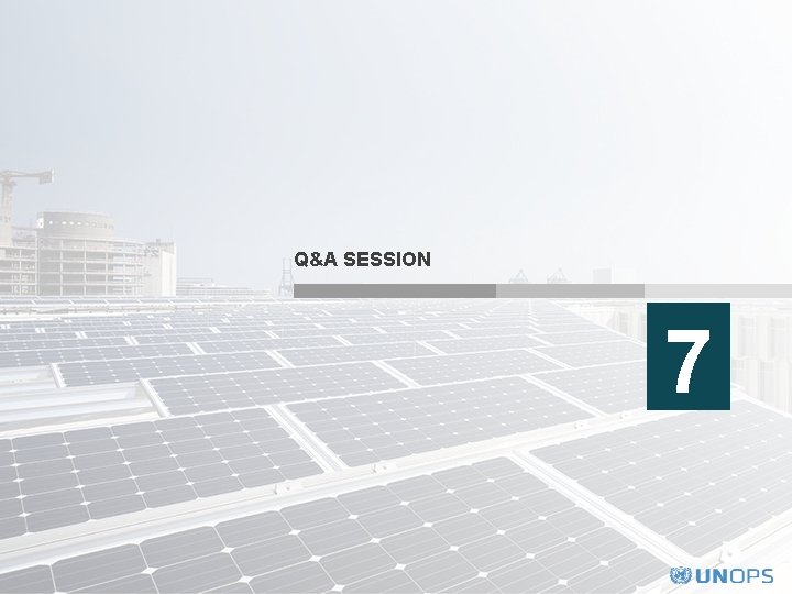 Q&A SESSION 7 