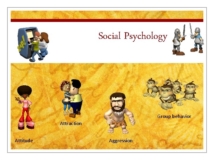 Social Psychology Group behavior Attraction Attitude Aggression 