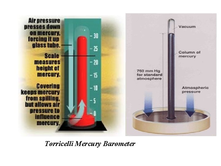 Torricelli Mercury Barometer Torricelli Mercury Barometer