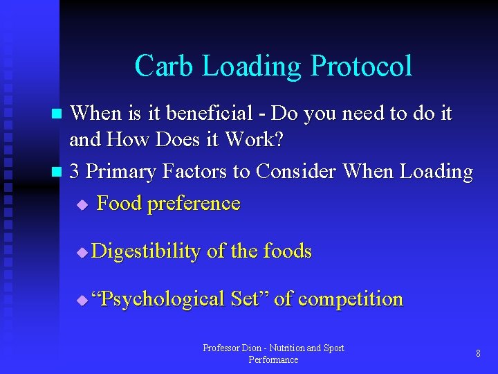 Carb Loading Protocol When is it beneficial - Do you need to do it Carb Loading Protocol When is it beneficial - Do you need to do it