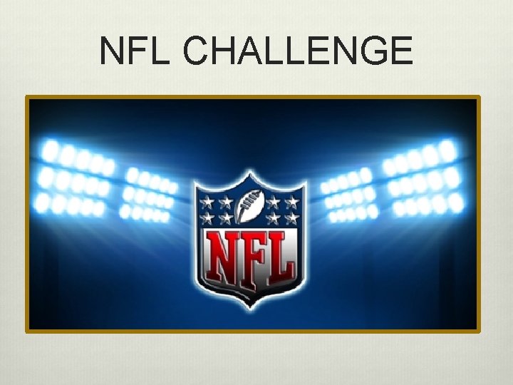 NFL CHALLENGE 