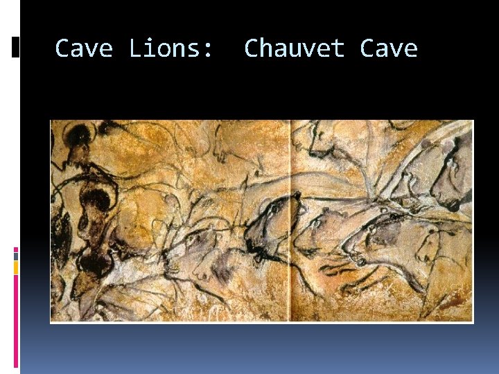 Cave Lions: Chauvet Cave 