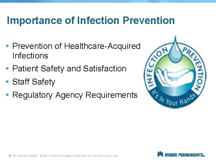 Importance of Infection Prevention § Prevention of Healthcare-Acquired Infections § Patient Safety and Satisfaction