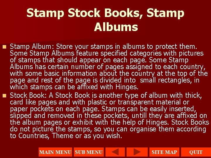 Stamp Stock Books, Stamp Albums Stamp Album: Store your stamps in albums to protect