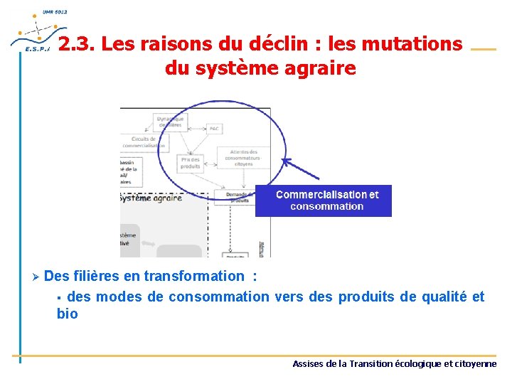 2. 3. Les raisons du déclin : les mutations du système agraire Ø Des