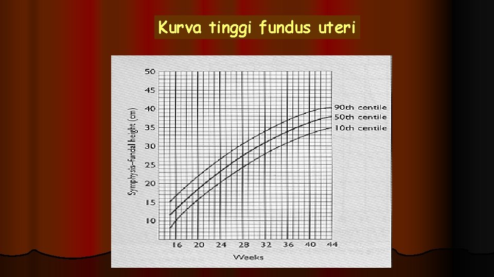 Kurva tinggi fundus uteri 