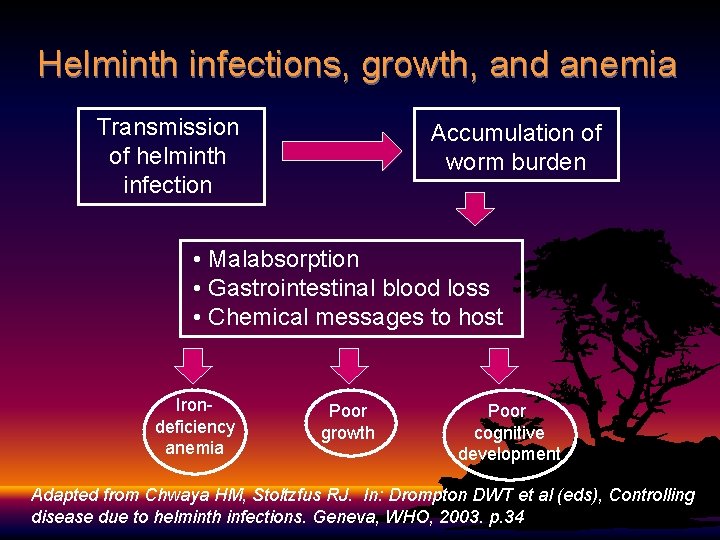 helminth infection and anaemia human papillomavirus use in
