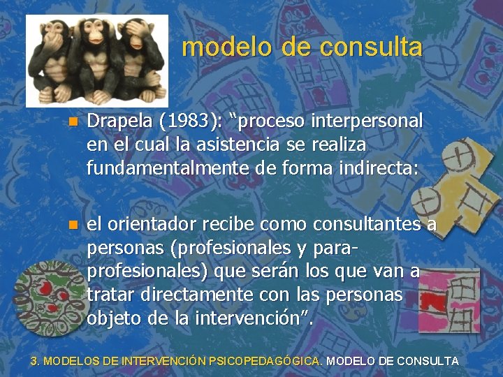 modelo de consulta n Drapela (1983): “proceso interpersonal en el cual la asistencia se modelo de consulta n Drapela (1983): “proceso interpersonal en el cual la asistencia se