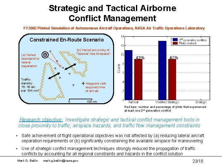 Strategic and Tactical Airborne Conflict Management FY 2002 Piloted Simulation of Autonomous Aircraft Operations,