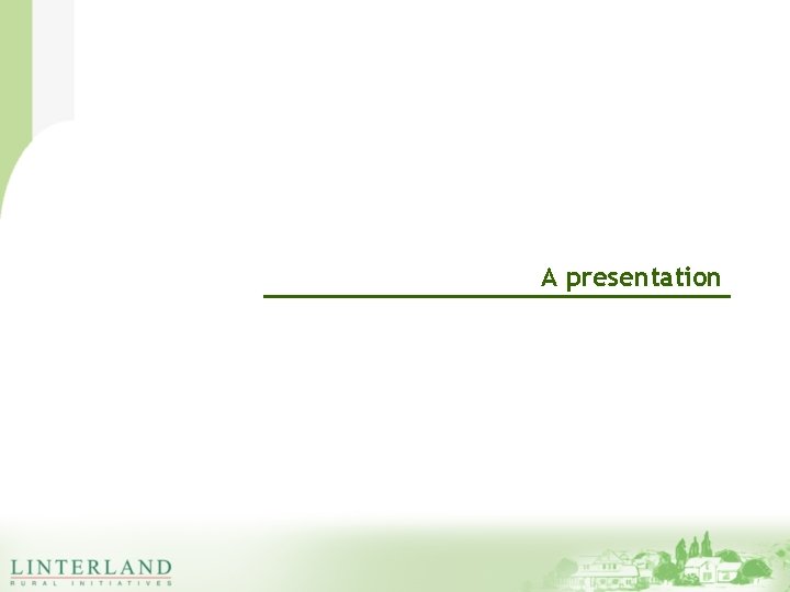 A presentation 