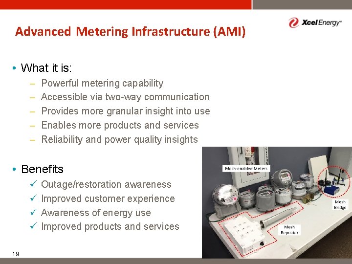 Advanced Metering Infrastructure (AMI) • What it is: – – – Powerful metering capability