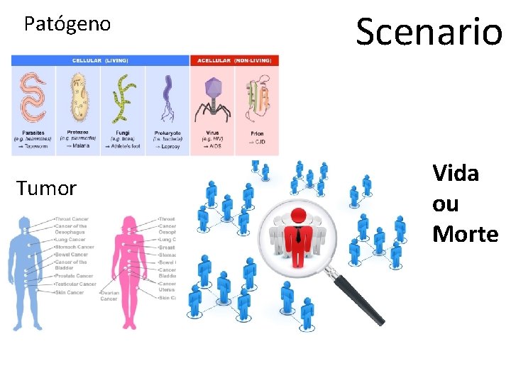 Patógeno Tumor Scenario Vida ou Morte 