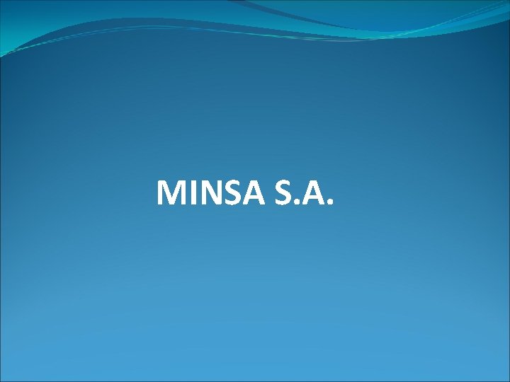 MINSA S. A. 