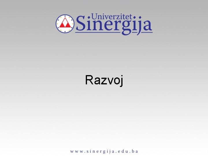 Razvoj 