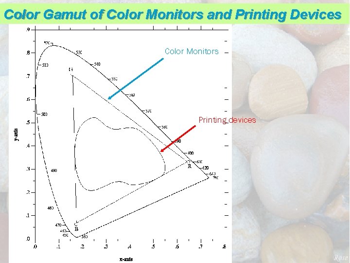 Color Gamut of Color Monitors and Printing Devices Color Monitors Printing devices 