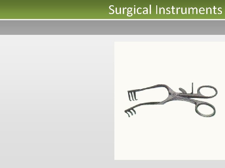 Surgical Instruments 