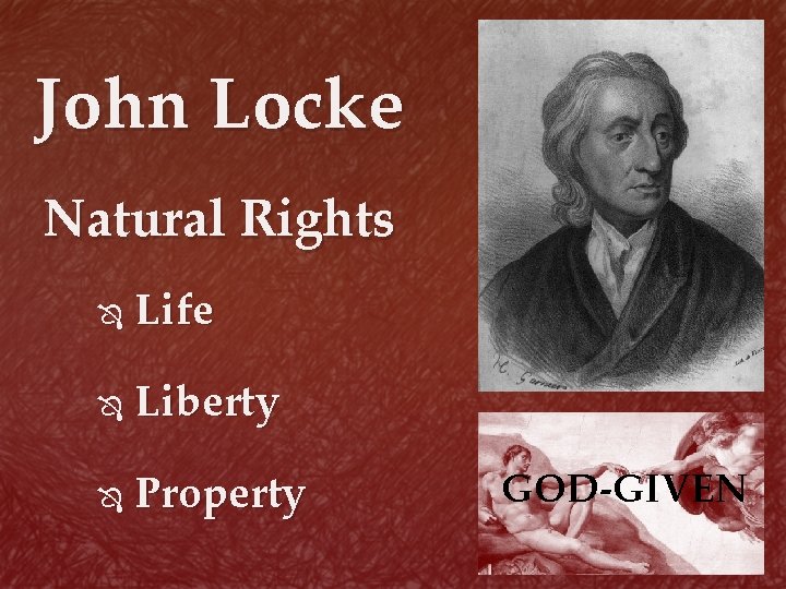 John Locke Natural Rights Life Liberty Property GOD-GIVEN 