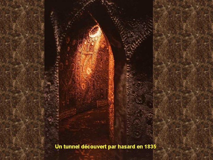Un tunnel découvert par hasard en 1835 
