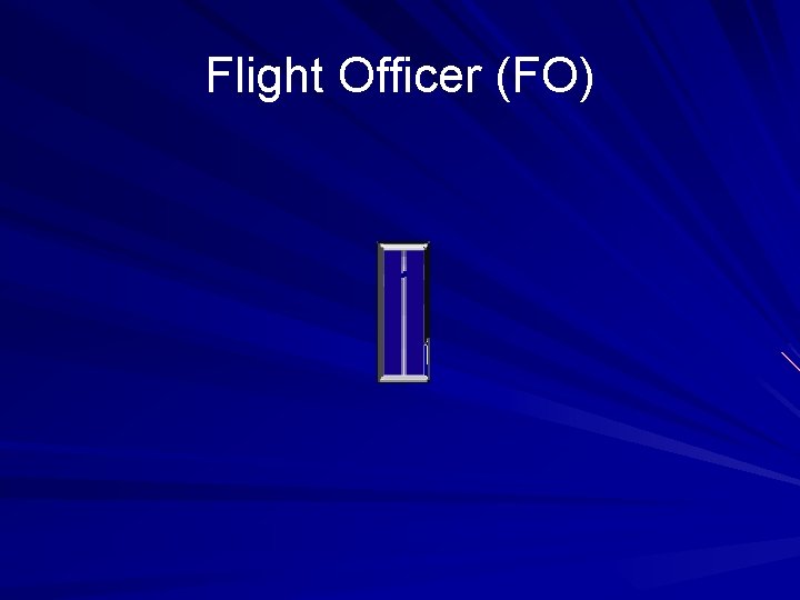 Flight Officer (FO) 