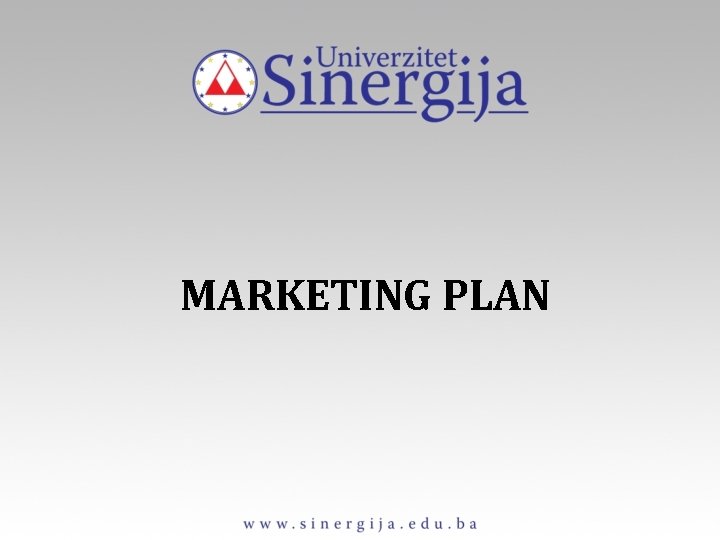 MARKETING PLAN 