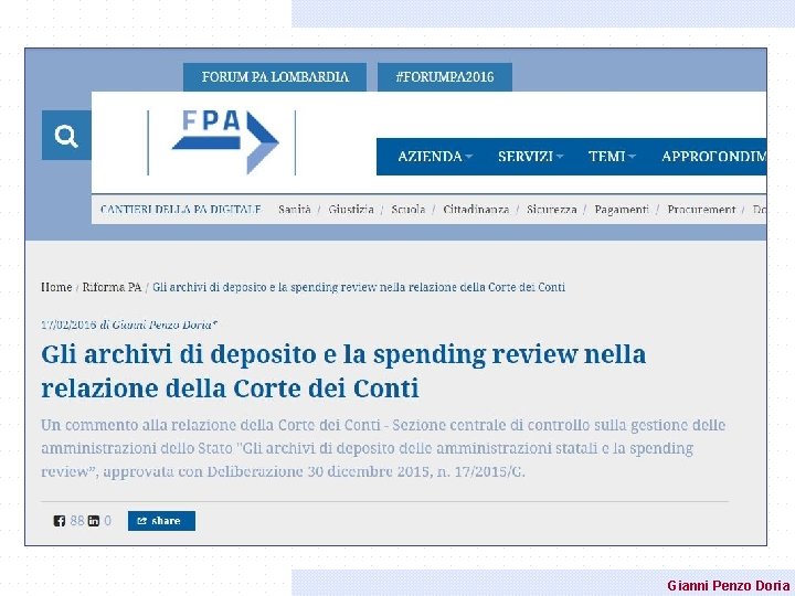 Gianni Penzo Doria Gianni Penzo Doria