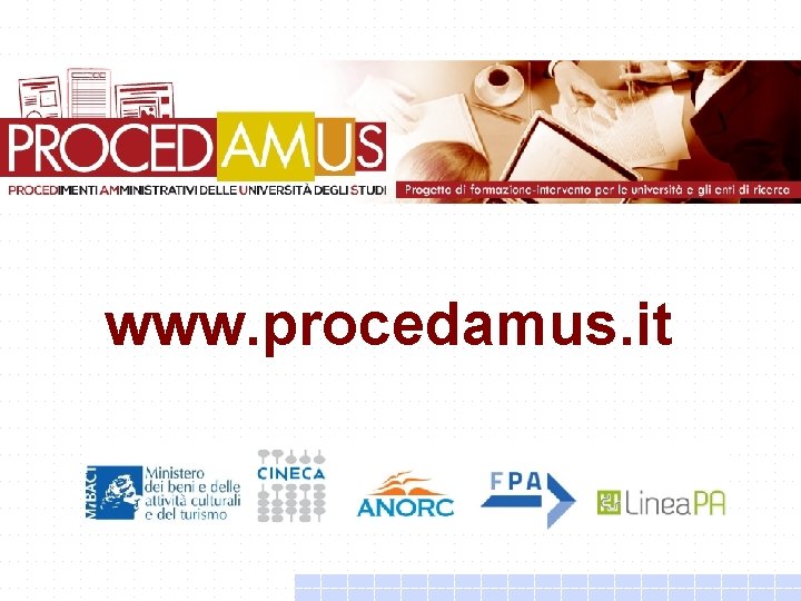 www. procedamus. it www. procedamus. it