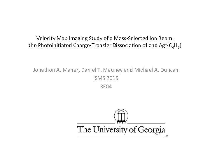 Velocity Map Imaging Study of a Mass-Selected Ion Beam: the Photoinitiated Charge-Transfer Dissociation of