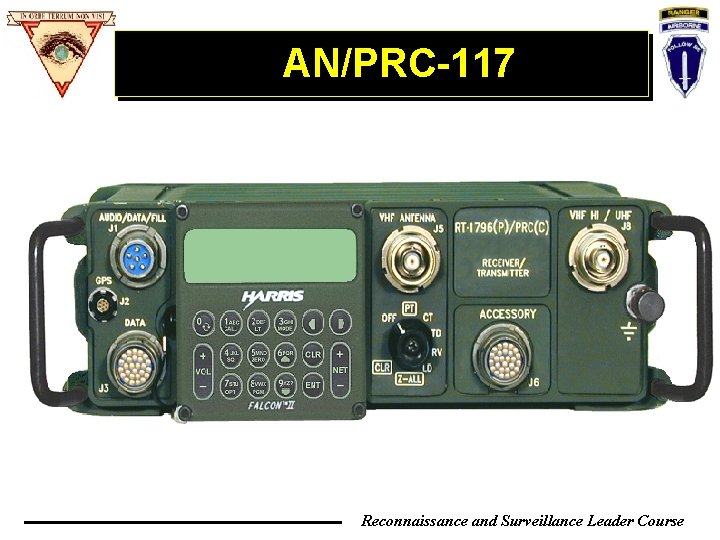 AN/PRC-117 Reconnaissance and Surveillance Leader Course AN/PRC-117 Reconnaissance and Surveillance Leader Course