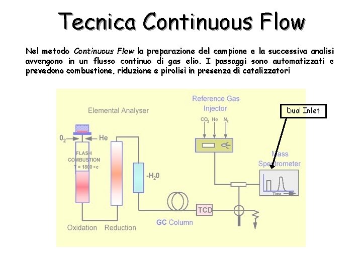 Tecnica Continuous Flow Nel metodo Continuous Flow la preparazione del campione e la successiva