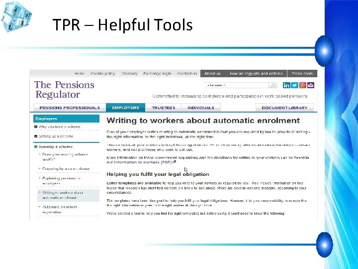 TPR – Helpful Tools 