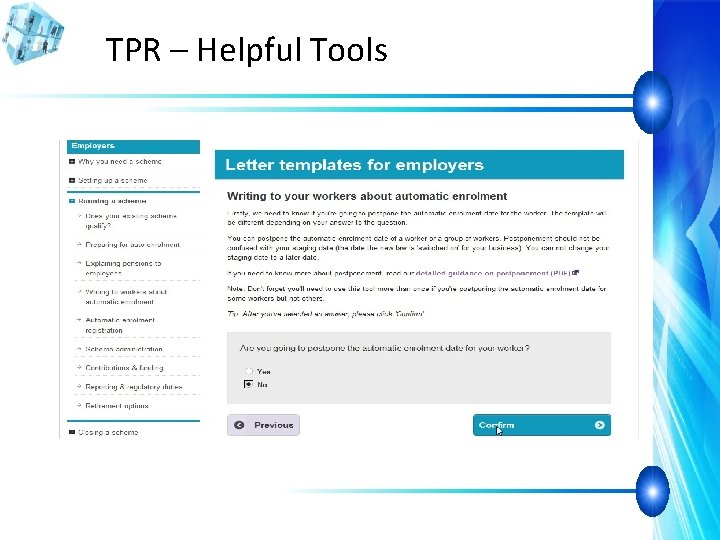 TPR – Helpful Tools 