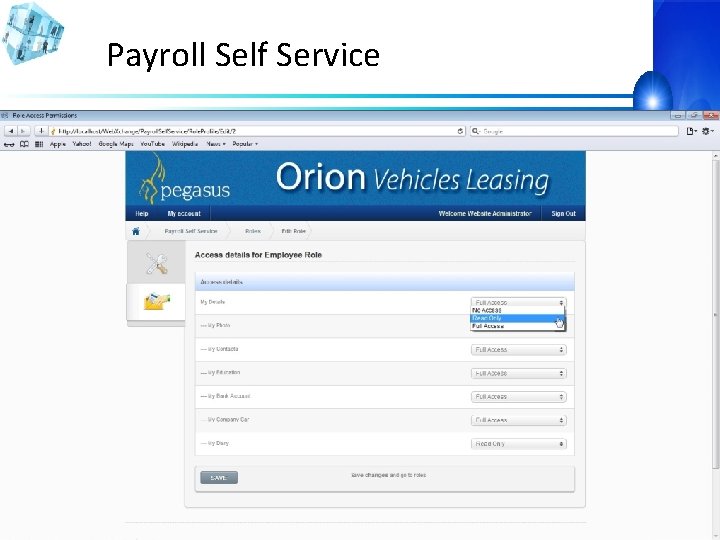 Payroll Self Service 