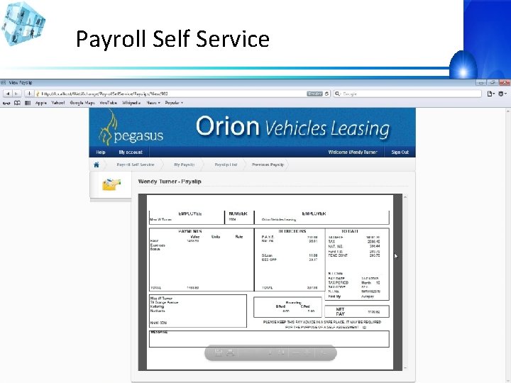Payroll Self Service 