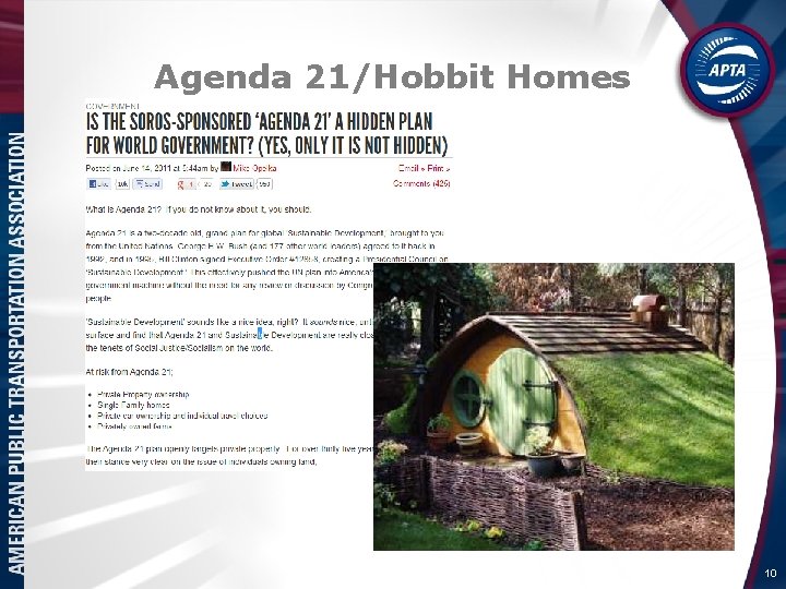Agenda 21/Hobbit Homes 10 