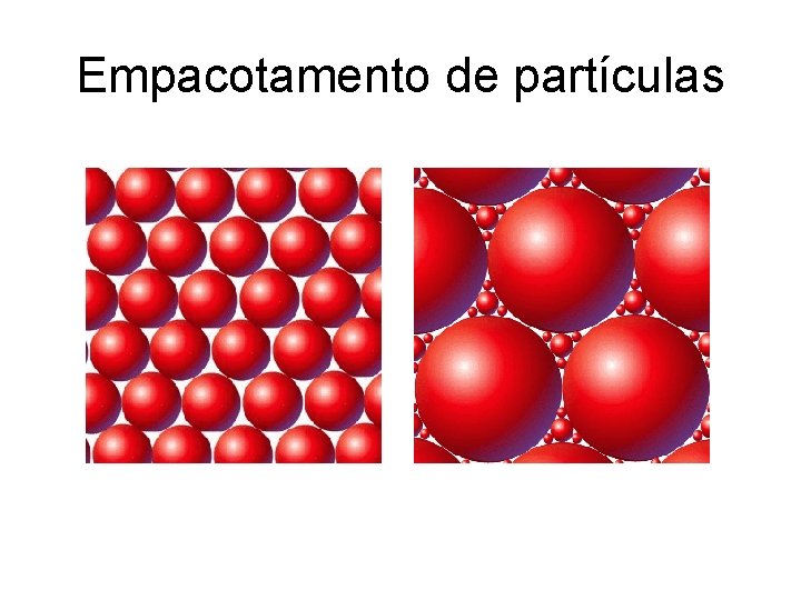 Empacotamento de partículas 