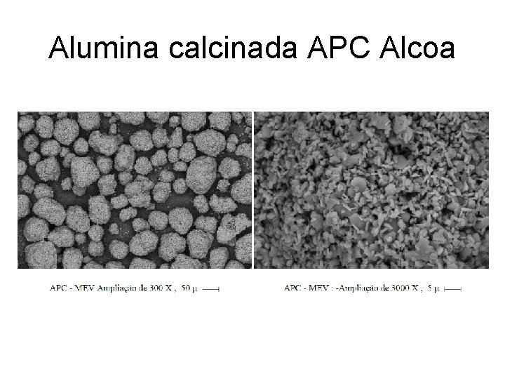 Alumina calcinada APC Alcoa 