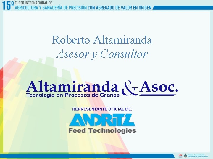 Roberto Altamiranda Asesor y Consultor 