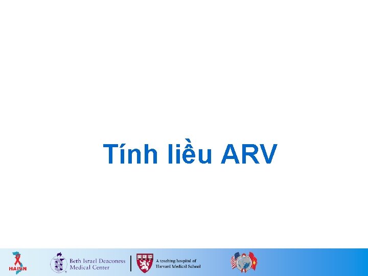 Tính liều ARV Tính liều ARV