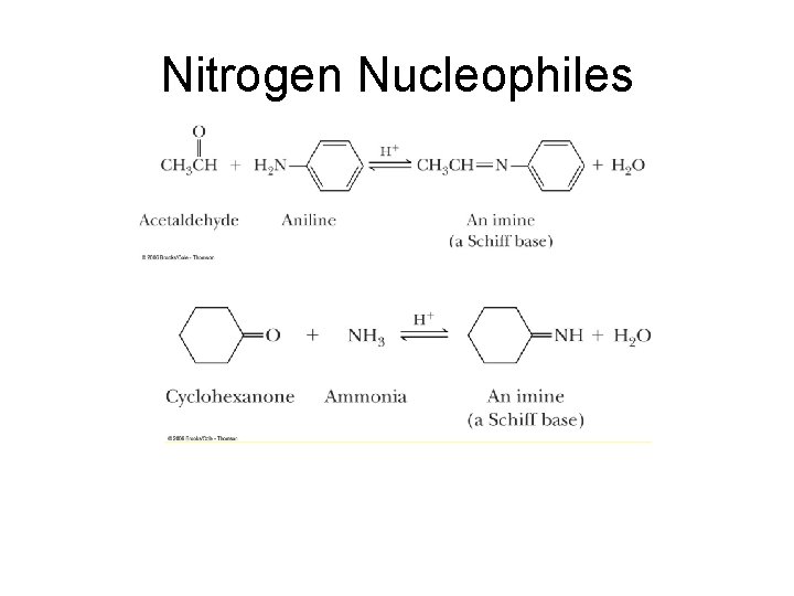 Nitrogen Nucleophiles 