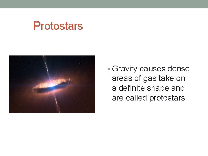 THE LIFE CYCLE OF A STAR Objective I