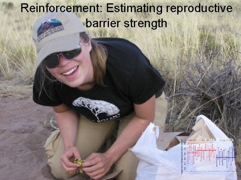 Reinforcement: Estimating reproductive barrier strength Kate Ostevik 