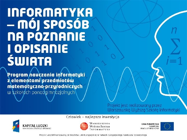 Treści multimedialne - kodowanie, przetwarzanie, prezentacja Odtwarzanie treści multimedialnych Andrzej Majkowski informatyka + 1