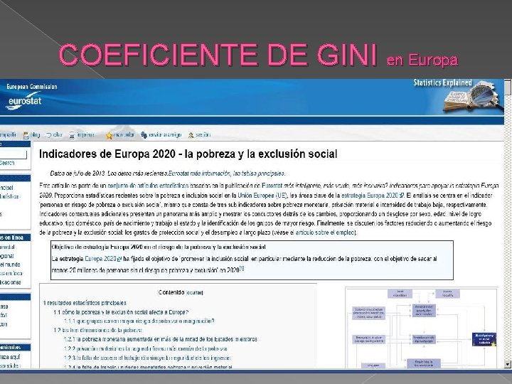 COEFICIENTE DE GINI en Europa 