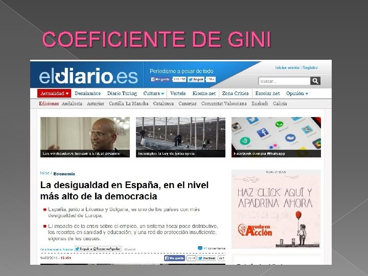 COEFICIENTE DE GINI 